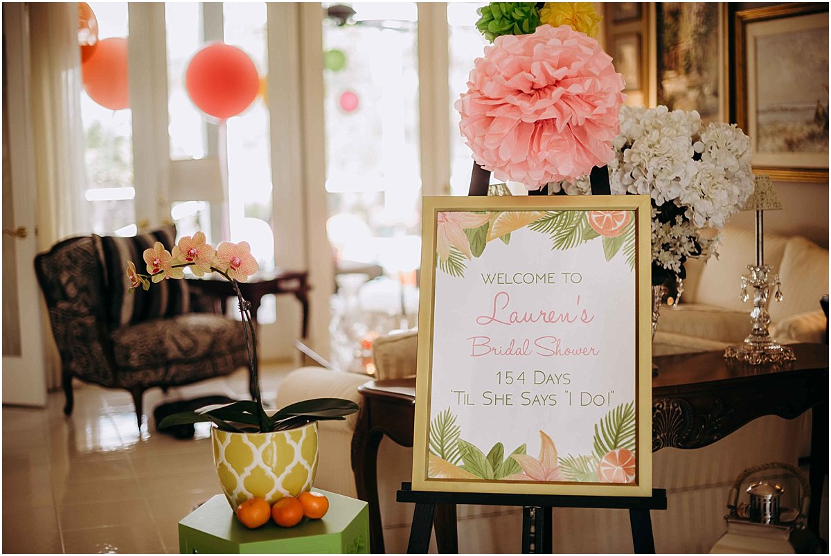 Bridal Shower Details Married In Palm Beach