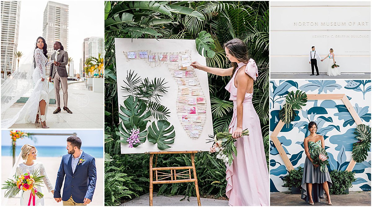 Most Instagrammable Wedding Photos Married In Palm Beach