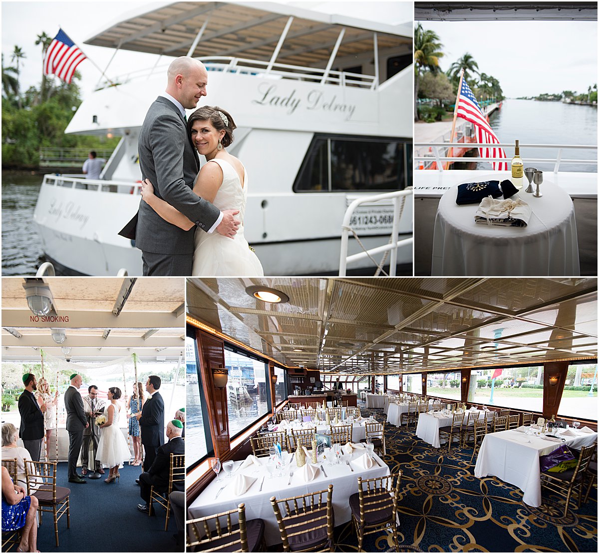 Intimate Yacht Wedding at Delray Beach Yacht Cruises | Married in Palm Beach | www.marriedinpalmbeach.com | Minerva Photography