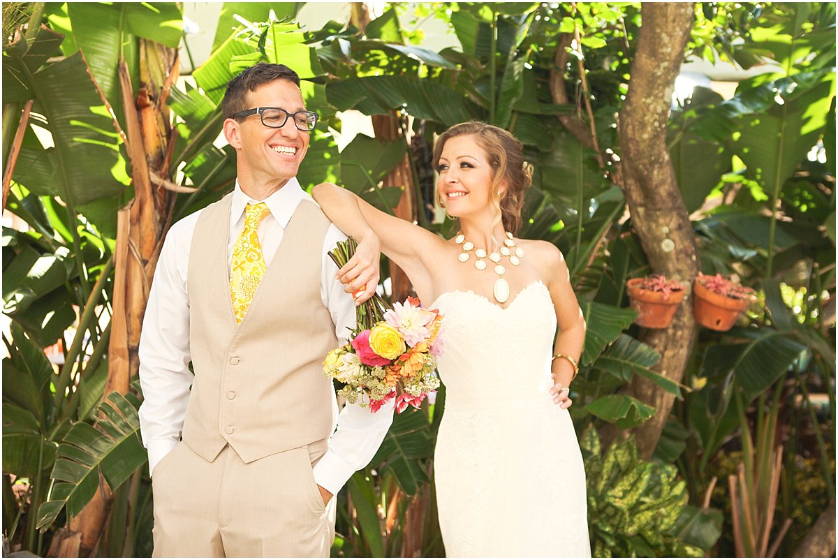 Tropical Garden Wedding Ceremony | Married in Palm Beach | www.marriedinpalmbeach.com | Krystal Zaskey Photography