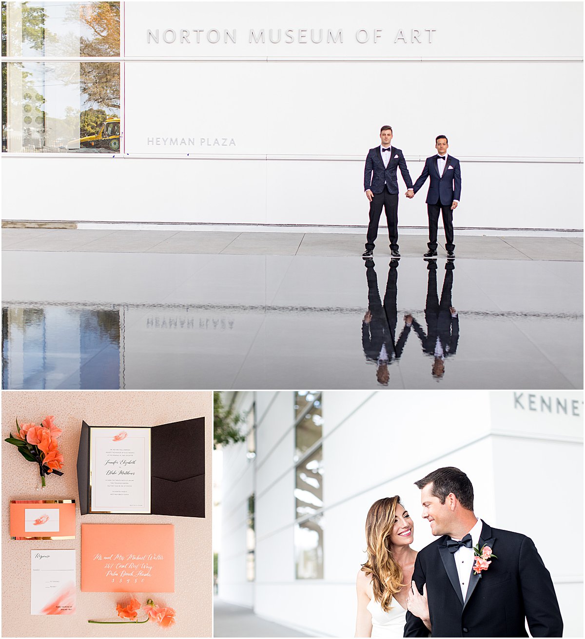 Norton Museum of Art Wedding Married in Palm Beach