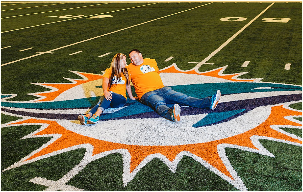 Super Bowl Engagement Session | Palm Beach, FL | Married in Palm Beach | www.marriedinpalmbeach.com | Organic Moments Photography