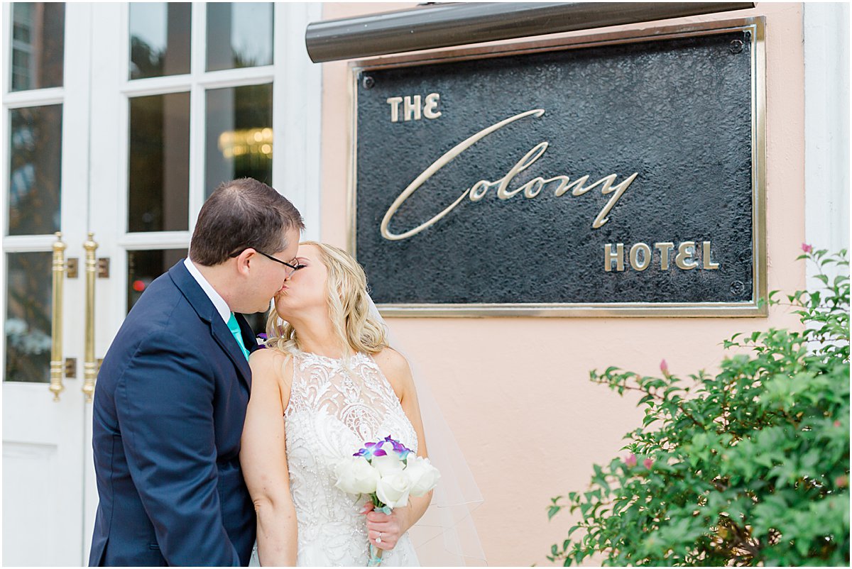 Beautiful Teal and Purple Wedding | The Colony Hotel | Married in Palm Beach | www.marriedinpalmbeach.com | Martin and Gloria Photos