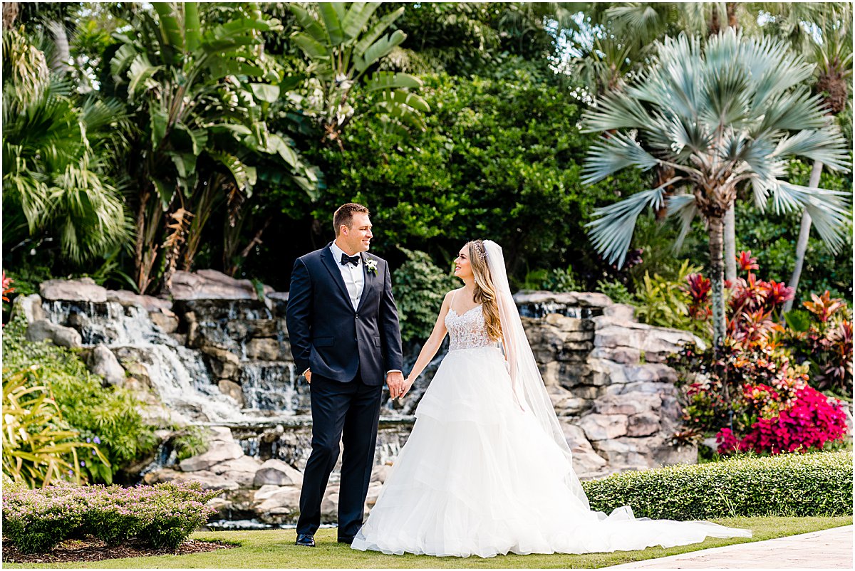 Garden Waterfall Wedding | Deer Creek Country Club | Boca Raton FL | Married in Palm Beach | www.marriedinpalmbeach.com | Organic Moments Photography