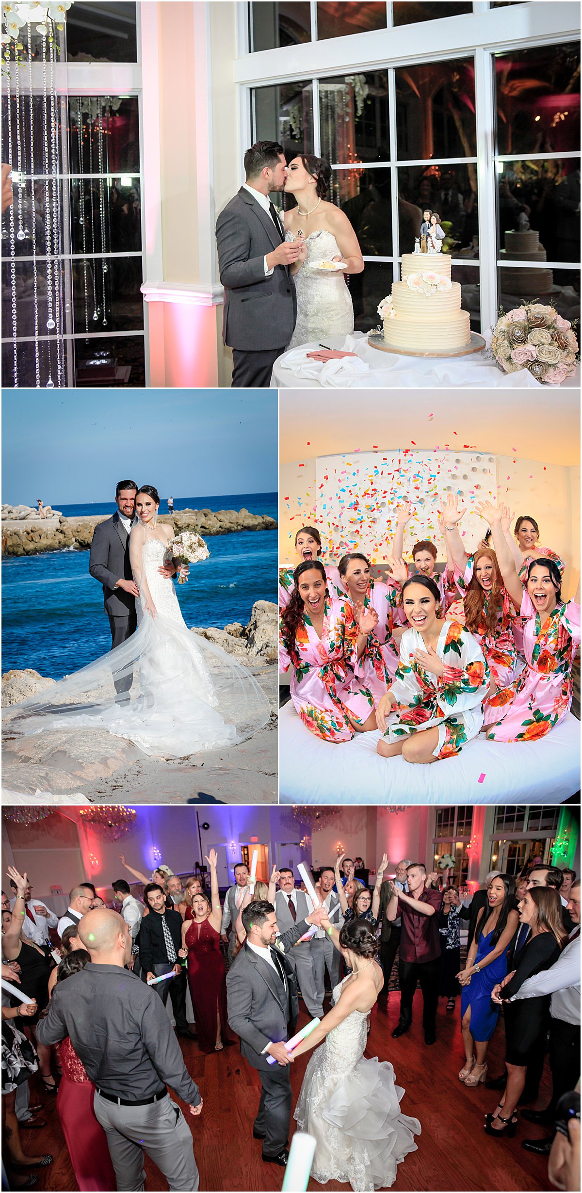 Elegant Blush and Crimson Wedding | Deer Creek Country Club | Boca Raton, FL | Married in Palm Beach | www.marriedinpalmbeach.com | Flavio Studios