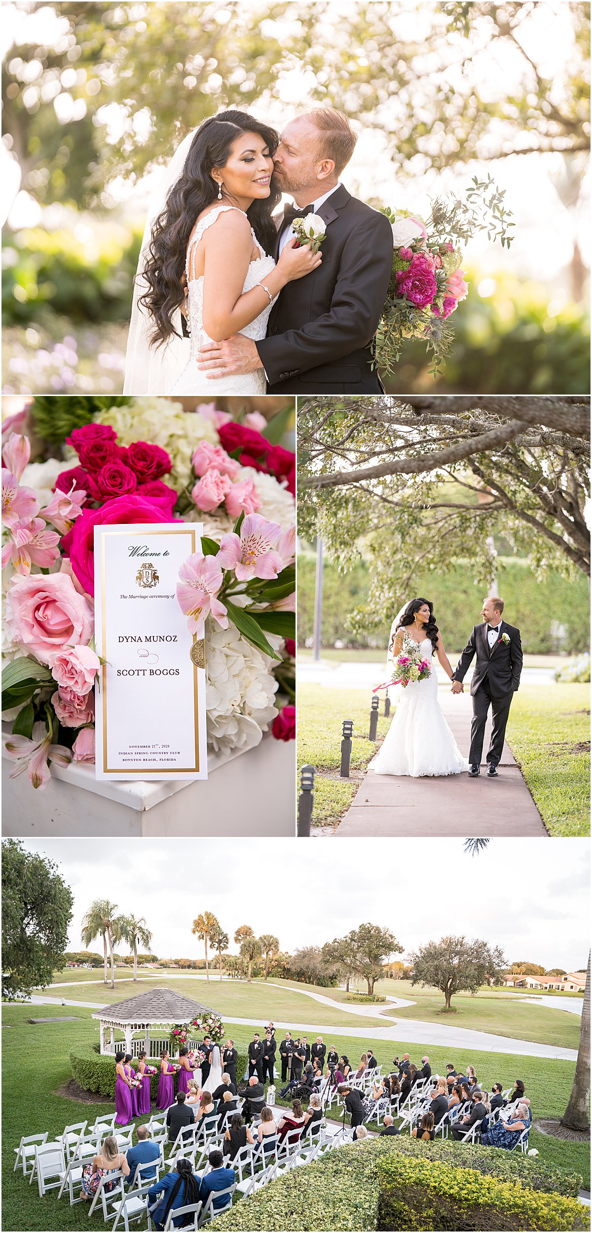 Elegant Purple, Pink, and White Wedding | Indian Spring Country Club | Boynton Beach Florida | Married in Palm Beach | www.marriedinpalmbeach.com | Poirier Wedding Photography
