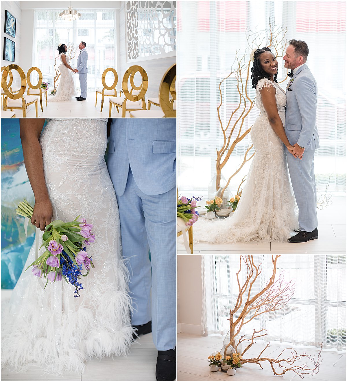 Modern and Elegant Wedding | Hyatt Place West Palm Beach | Palm Beach Florida | Married in Palm Beach | www.marriedinpalmbeach.com | Sonju Photography