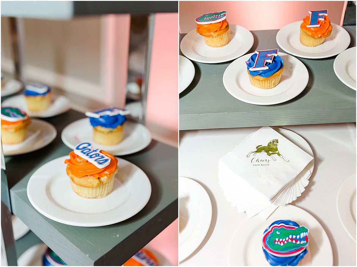 University of Florida Wedding | UF Cupcakes | The Pelican Club | Palm Beach, FL | Married in Palm Beach | www.marriedinpalmbeach.com | Blink and Co Photography