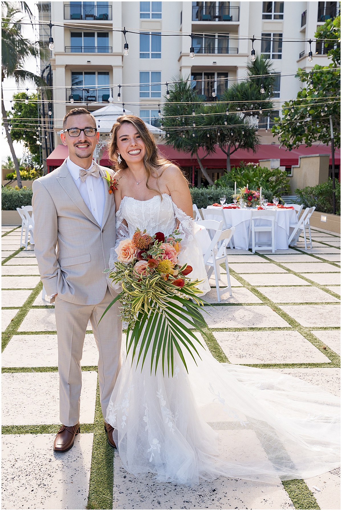 90s Inspired Wedding Details | Marriott Singer Island | West Palm Beach, FL | Married in Palm Beach | www.marriedinpalmbeach.com | Organic Moments Photography